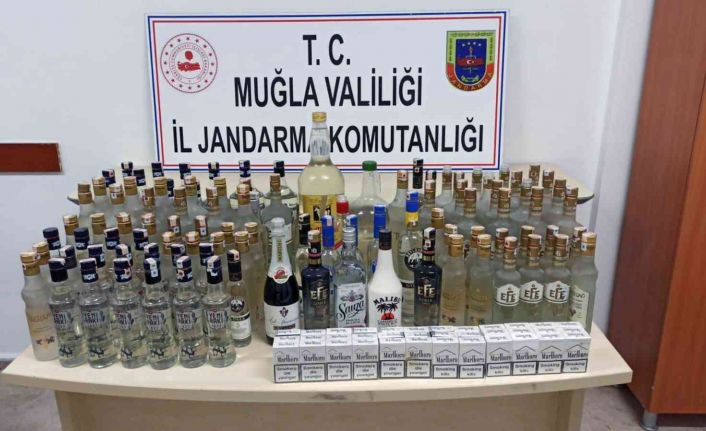 Muğla’da kaçak alkol operasyonu
