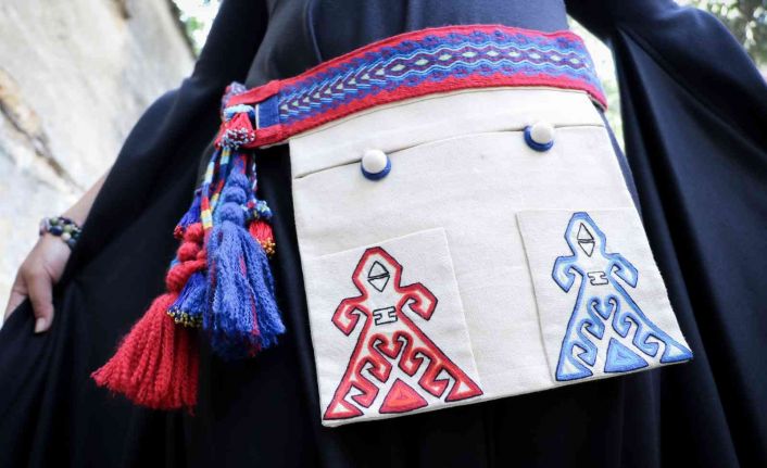 Nakış atıkları Yörük kemeri oldu