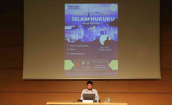 NEVÜ’de ‘Finansal Konularda İslam Hukuku Neler Söyler’ konulu söyleşi düzenlendi