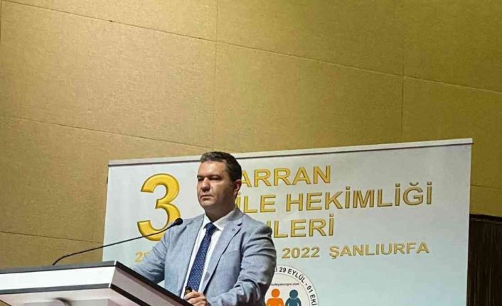 Prof. Dr. Uğur Bilge Şanlıurfa’da 3. Harran Aile Hekimliği Günleri Kongresine katıldı