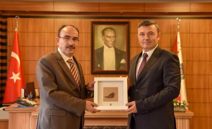 Rektör Beydemir,  İl Emniyet Müdürü Bodur ile bir araya geldi