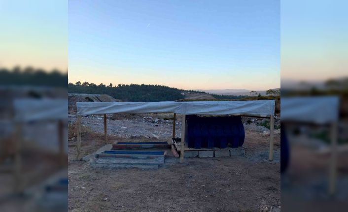 Soma Belediyesi’nden doğal yaşama yemlik ve suluk