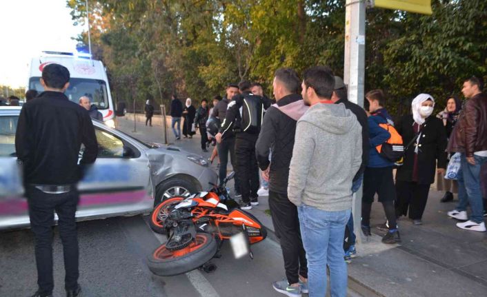 Tekirdağ’da trafik kazası: Astsubay yaralandı