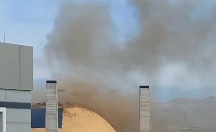 Tıbbiye Camii inşaatında bir haftada ikinci kez yangın çıktı