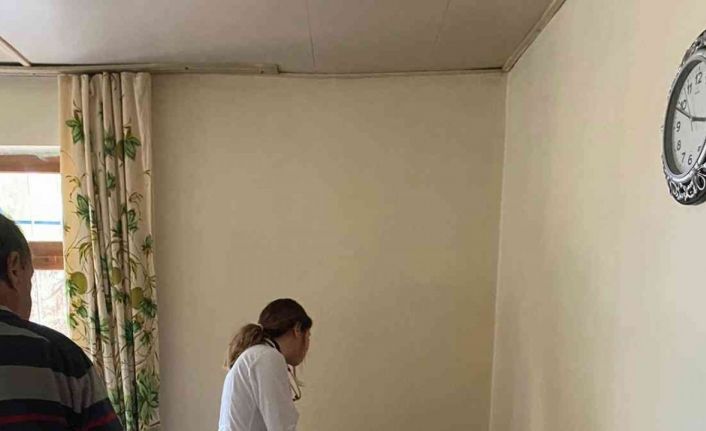 TSM personeli, yatalak hastaları ziyaret etti