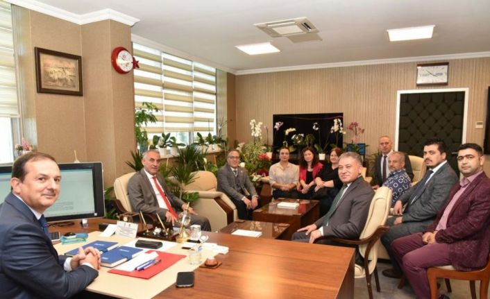 Türk Sağlık Sen Genel Başkan Yardımcıları Manisa’da temaslarda bulundu