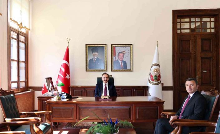 Yeni atanan Emniyet Müdürü Bodur, Vali Kızılkaya ile bir araya geldi