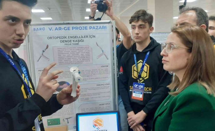 Ahi Evran Mesleki ve Teknik Anadolu Lisesi BARÜ Ar-Ge Proje Pazarında