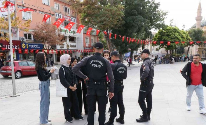 Aksaray’da Çevik Kuvvet ekiplerinden huzur denetimi