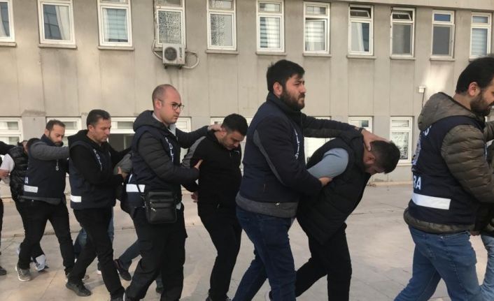 Ankara ve Konya’da suç çetesi operasyonunda 20 şüpheli adliyeye sevk edildi