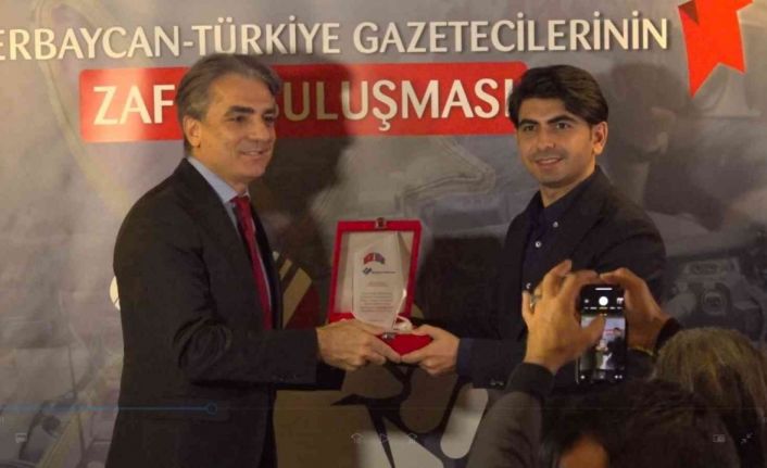 "Azerbaycan-Türkiye Gazetecilerinin Zafer Buluşması"nda gazetecilere ‘Karabağ Savaşı Fahri Ödülü’ verildi
