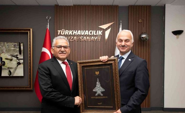 Başkan Büyükkılı. TUSAŞ Genel Müdürü Kotil’i Ziyaret Etti