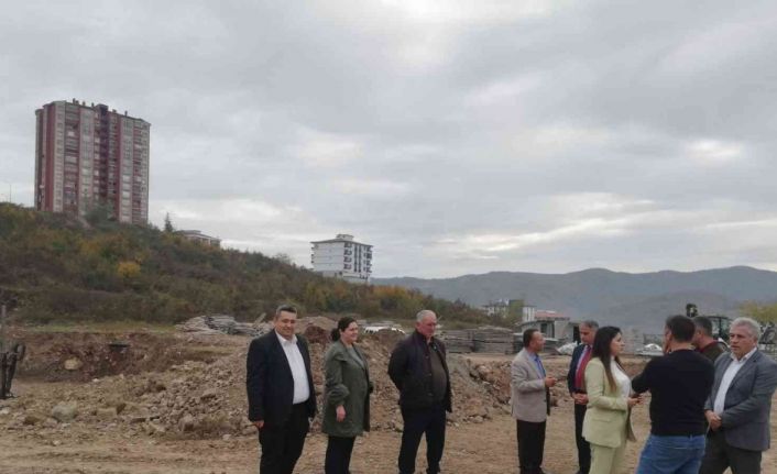 Bozkurt, Ağız ve Diş Sağlı Merkezi inşaatında incelemelerde bulundu