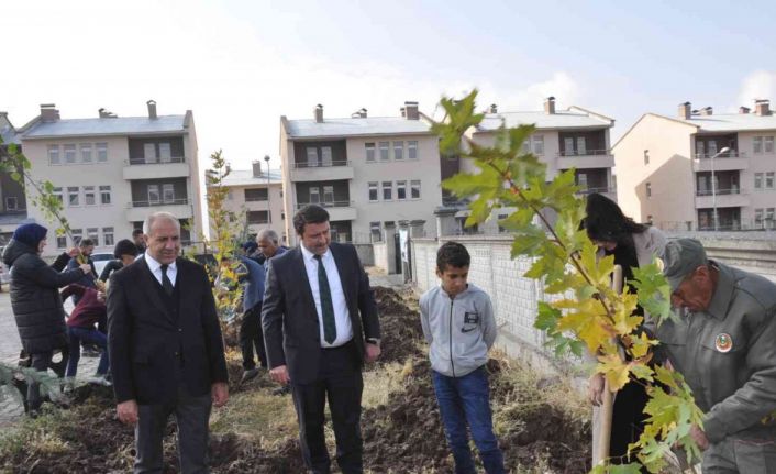 Bulanık’ta, fidanlar toprakla buluştu