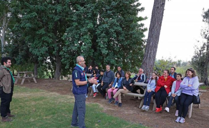 Büyükşehir izcileri Zeytin Park’ta kamp yaptı