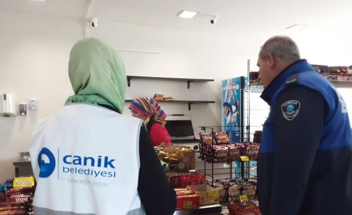 Canik zabıtasından nokta denetim