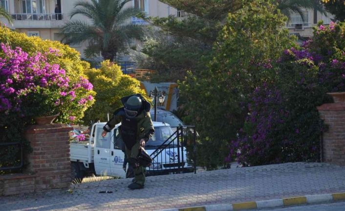 Didim’de şüpheli çanta alarmı