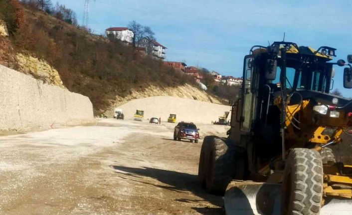 Ereğli-Devrek karayolunda çalışmalar hızlandı