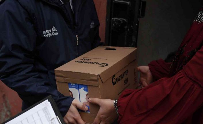Gaziantep’te 95 bin anne adayına 4 milyon litreyi aşkın süt dağıtıldı