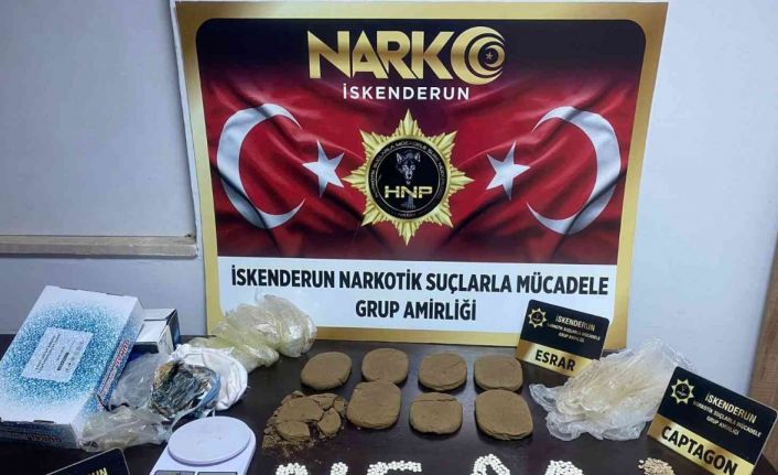 Hatay’da uyuşturucu operasyonu