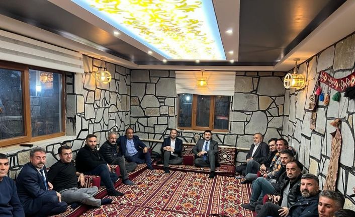 Kaymakam Karali’ye teşekkür ziyareti