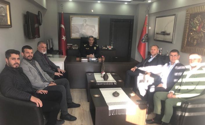 Kdz. Ereğli TSO İlçe Emniyet Müdürü Aktaş ile öncelikli sorunları görüştüler
