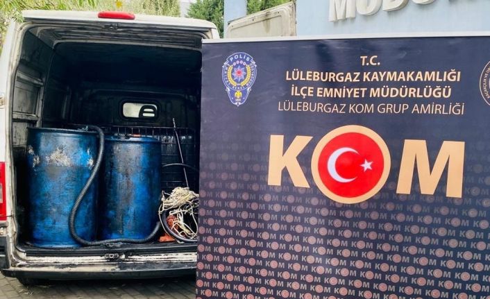 Kırklareli’nde akaryakıt kaçakçılığı yaptığı iddia edilen 2 şüpheli yakalandı