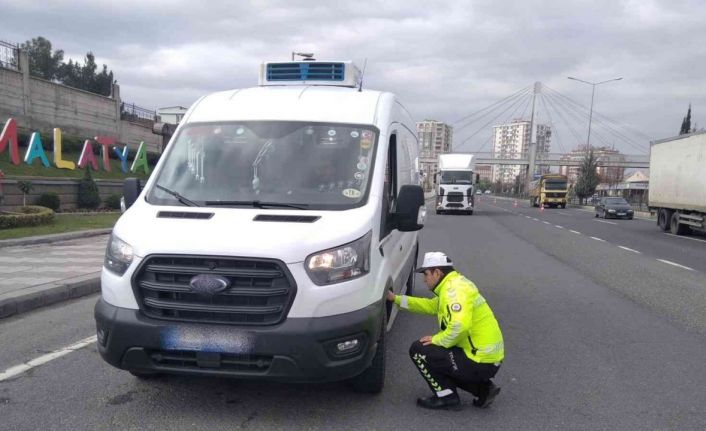 Malatya polisinden kış lastiği uyarısı