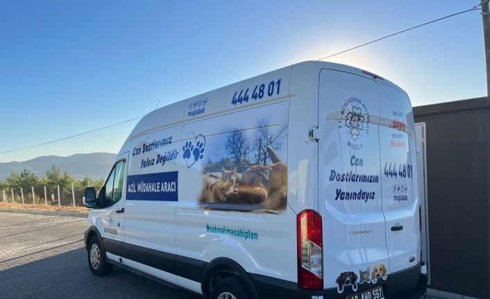 Muğla’da can dostlar için ’Acil Müdahale Aracı’ devrede