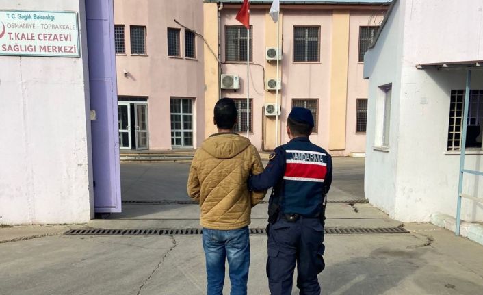 Osmaniye’de 15 yıl 8 ay hapis cezasıyla aranan hükümlü yakalandı