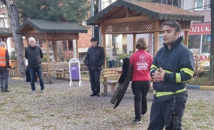 Safranbolu Belediyesi itfaiyesinden tatbikat
