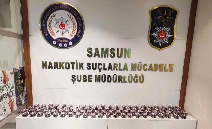 Samsun’da 24 bin 170 kapsül uyuşturucu ele geçti: 3 kişi tutuklandı