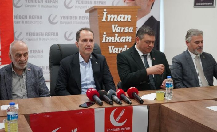 Yeniden Refah Partisi Lideri Erbakan: "65 bine yakın katılım Türk siyasetinde görülmemiş bir olaydır"