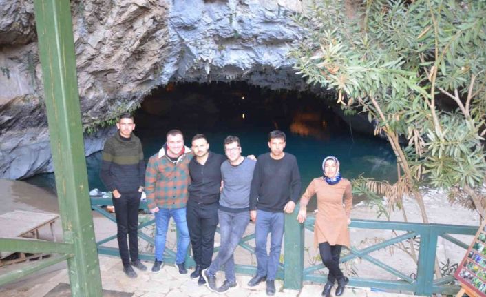 10 ayda 100 bin kişinin ziyaret ettiği Altınbeşik Mağarası ziyaretçi rekoru kırdı