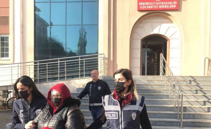 16 farklı suçtan hakkında suç duyurusu bulunan kadın adliyeye sevk edildi