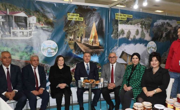 Adana Tanıtım Günleri... Pozantı Belediyesinin standına yoğun ilgi