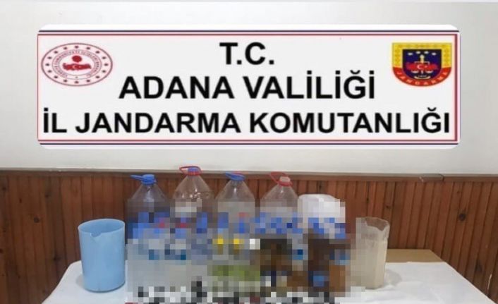 Adana’da bin 71 litre sahte ve kaçak alkol ele geçirildi