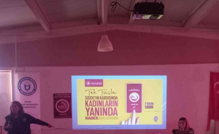 ADÜ Karacasu Memnune İnci MYO’da ’Kadına Yönelik Şiddet Farkındalığı Semineri’ verildi