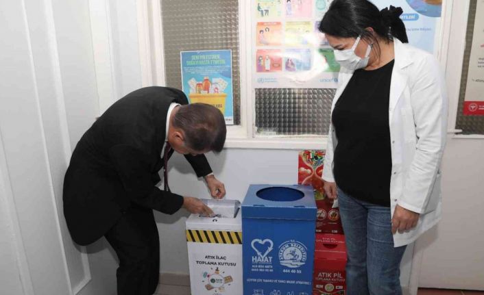 Atakum’da atık ilaçlarla mücadele: “Seni iyileştiren, doğayı hasta etmesin”