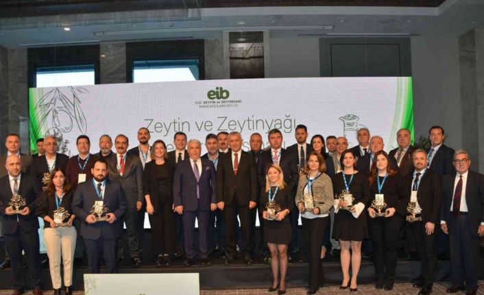 Aydın, 2021 yılı Zeytin ve Zeytinyağı İhracat Ödül Töreni’ne damga vurdu