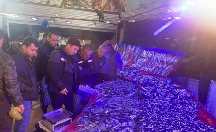Balık satış yerlerine denetim yapıldı