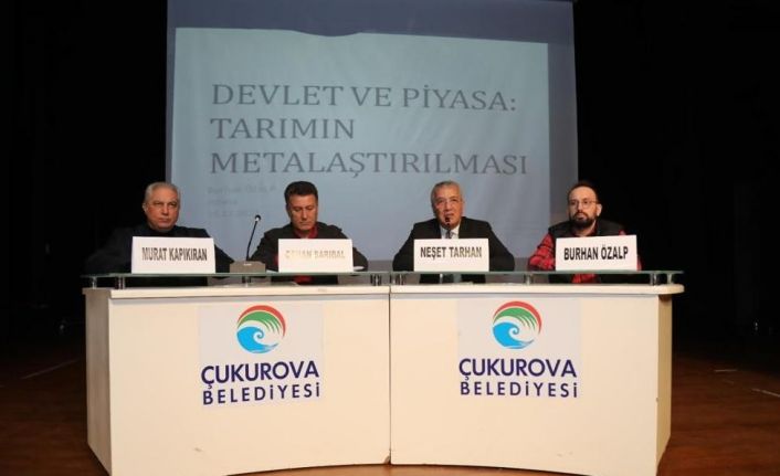 Başkan Tarhan, ’tarım ve devlet’ konulu panelde konuştu