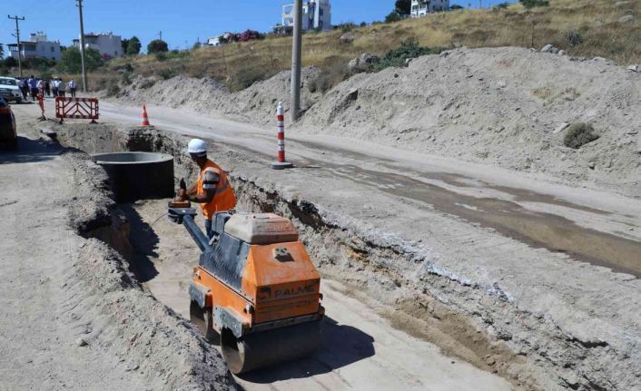 Bodrum’da kanalizasyon çalışmalarının yüzde 89’u tamamlandı