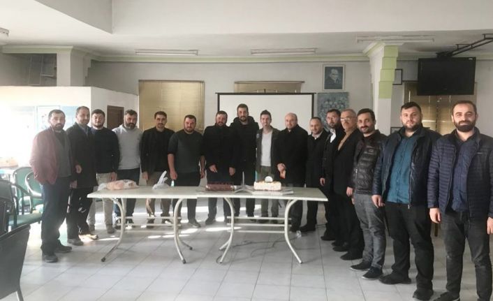 Din görevlilerine ilk yardım eğitimi verildi