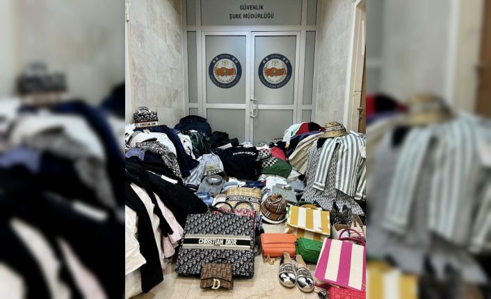 Edirne’de ünlü markaların bin 422 taklit ürünü ele geçirildi