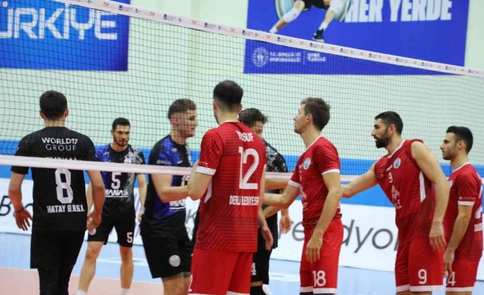 Efeler Ligi: Develi Belediyespor: 1- Hatay Büyükşehir Belediyespor: 3