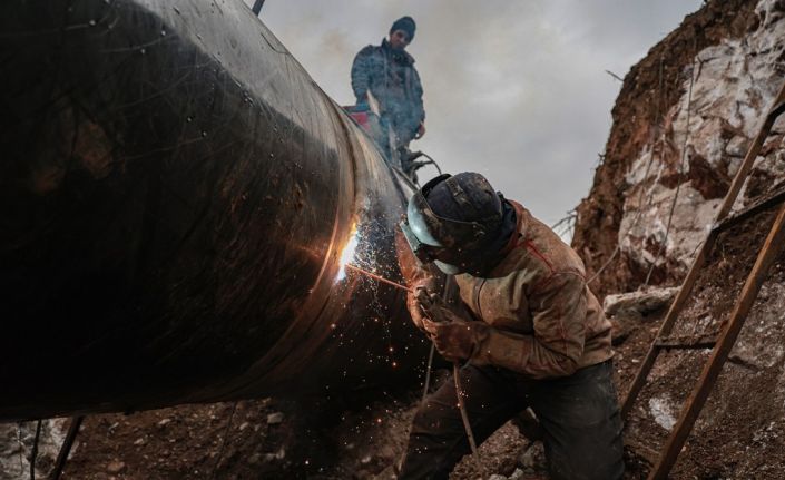 Ekipler zamanla yarışıyor, bu proje sayesinde kentin su sorunu çözülecek