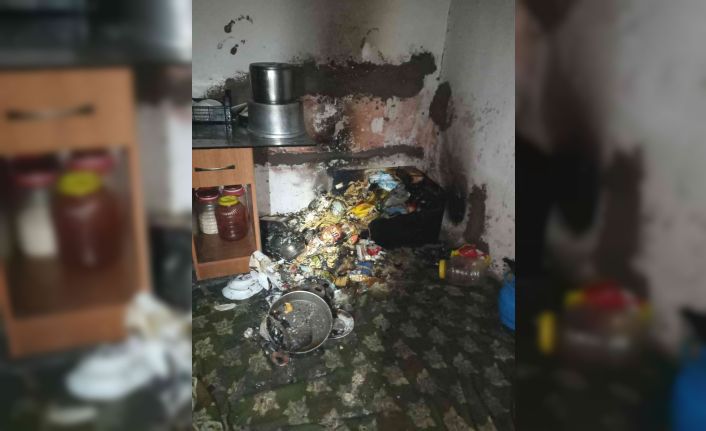 Elazığ’da ev yangını