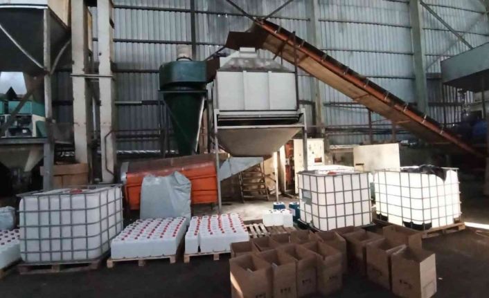 Gönen’de 13 bin 255 litre etil alkol ele geçirildi