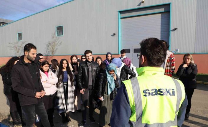 İçme suyundaki örnek çalışmalar üniversite öğrencilerinin dersine konu oldu